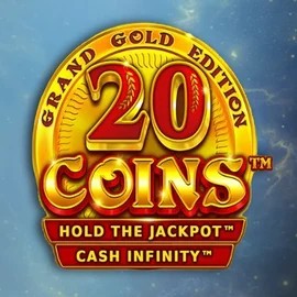 20 Coins Grand Gold Edition by Wazdan, showcased at corgibett.com – game logo
