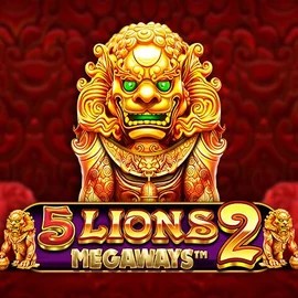 5 Lions Megaways 2 slot visual from Pragmatic Play available on corgibett.com