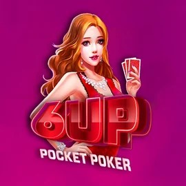 6 Up Pocket Poker online game logo by FlipLuck on corgibett.com