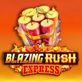 Blazing Rush Express online game logo by AreaVegas on corgibett.com