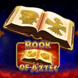 Book of Aztec online game logo by Amatic Industries on corgibett.com