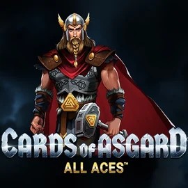 Cards of Asgard All Aces slot visual from Switch Studios available on corgibett.com