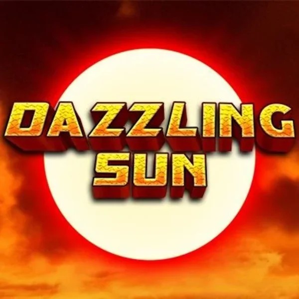 Dazzling Sun slot logo by Win Studios at Corgibet Casino
