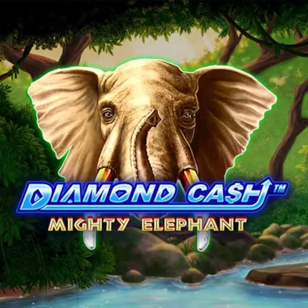 Try Diamond Cash Mighty Elephant slot by Greentube on corgibett.com – logo image
