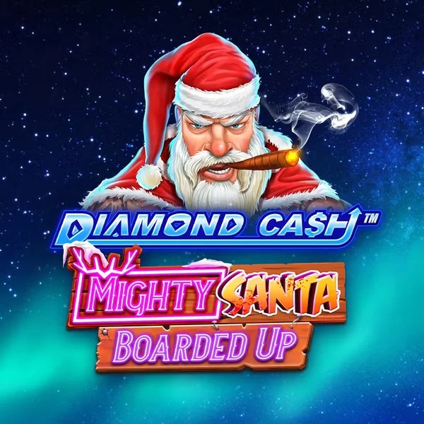 Diamond Cash Mighty Santa Boarded Up logo by Greentube Corgibet Casino