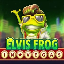 Official Slots logo: Elvis Frog In Vegas by BGAMING at Corgibet Casino