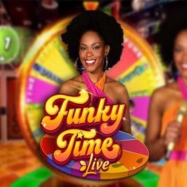 Funky Time slot icon by Evolution, available at Corgibet Casino