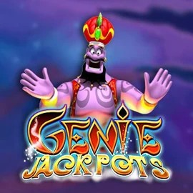 Official Jackpots logo: Genie Jackpots by Blueprint Gaming at Corgibet Casino