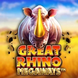 Great Rhino Megaways logo by Pragmatic Play at Corgibet Casino