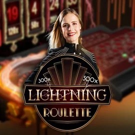 Lightning Roulette slot visual from Evolution available on corgibett.com