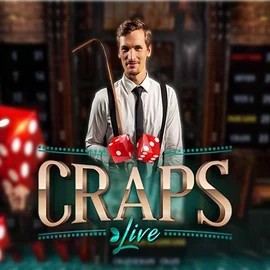 Live Craps logo by Evolution at Corgibet Casino