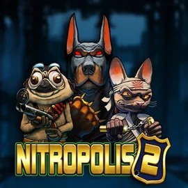 Nitropolis 2 online game logo by ELK Studios on corgibett.com