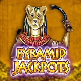 Pyramid Jackpots online game logo by King Show Games on corgibett.com