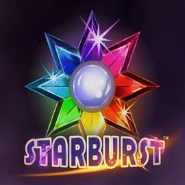 Starburst online game logo by NetEnt on corgibett.com