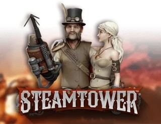 Official Slots logo: Steam Tower Slot by NetEnt at Corgibet Casino