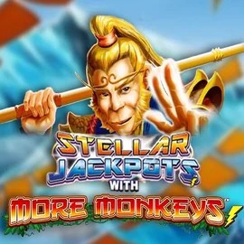 Stellar Jackpots with More Monkeys logo – Jackpots by Lightning Box Game at Corgibet Casino
