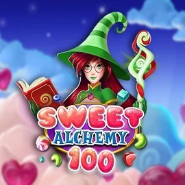 Sweet Alchemy 100 slot visual from Play'n GO available on corgibett.com