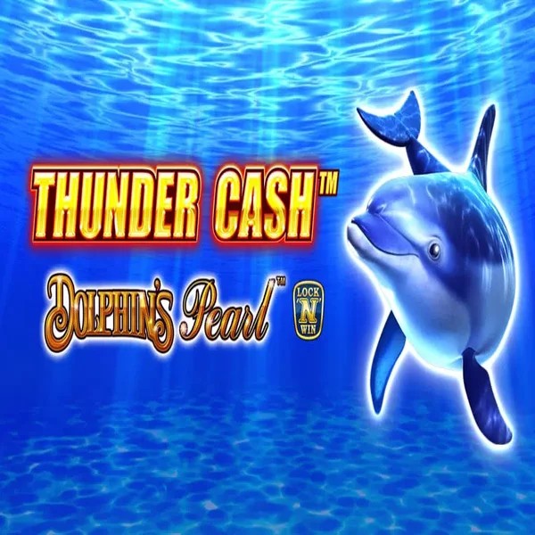 Thunder Cash Dolphins Pearl online game logo by Novomatic on corgibett.com